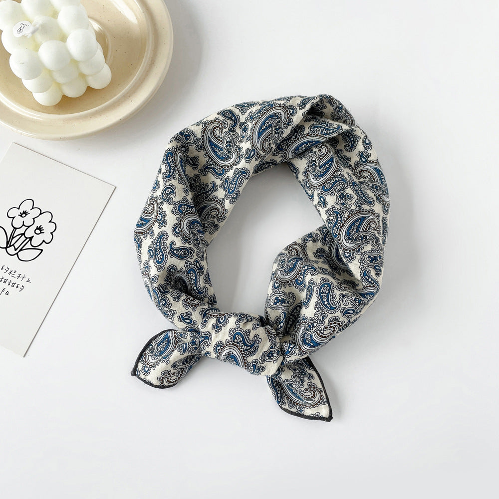 Women's Pure Cotton All-matching Printed Headscarf