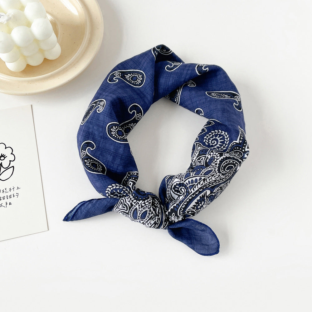 Women's Pure Cotton All-matching Printed Headscarf