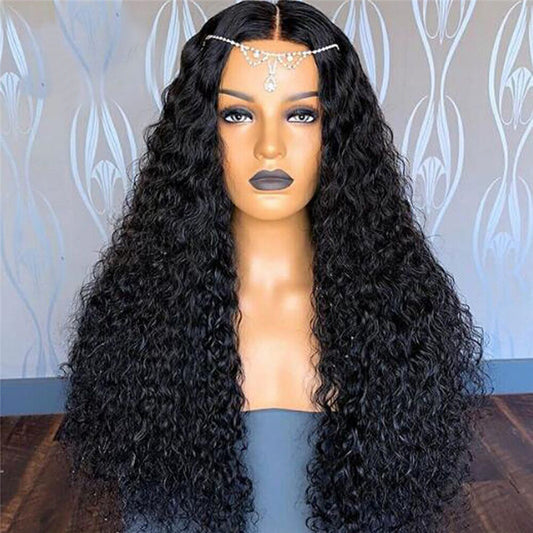 Wig Ladies Mid-length Curly Hair Hand-wrapped Small Curls