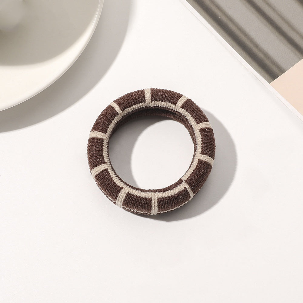 Towel Coarse Rubber Strap Simple Hair Ring