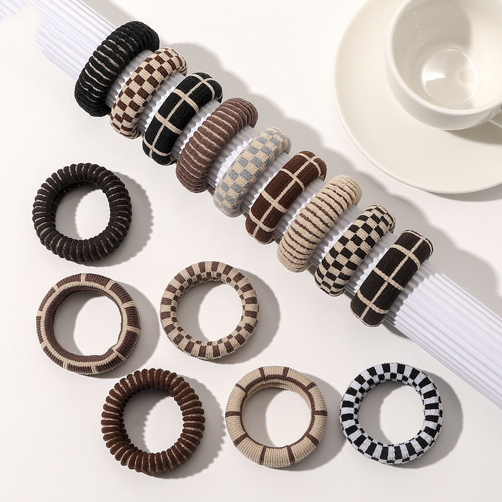 Towel Coarse Rubber Strap Simple Hair Ring