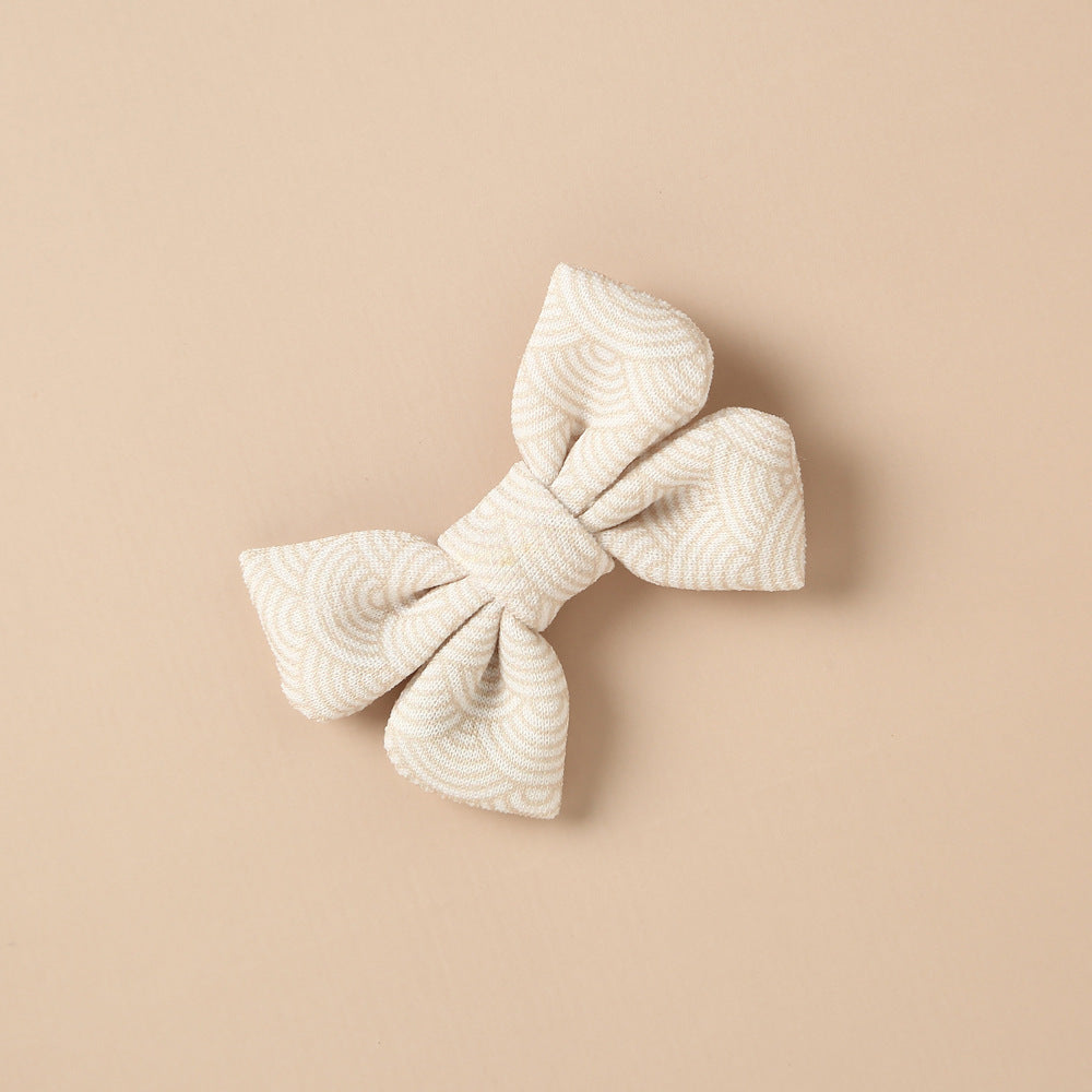 Wholesale Ins Hot-selling Children's Jewelry European And American Retro Style Bowknot Children's Hairpin Girls Side Clip Children's Accessories