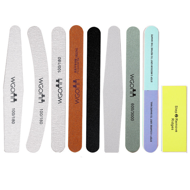 Ultra-thin Polishing Strip Nail File And Nail Set